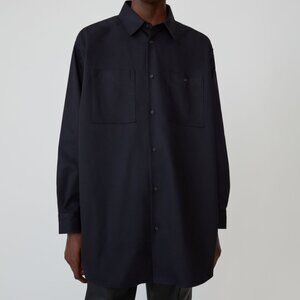 BNWT AW19 ACNE STUDIOS OVERSIZED NAVY SHIRT JACKET 46